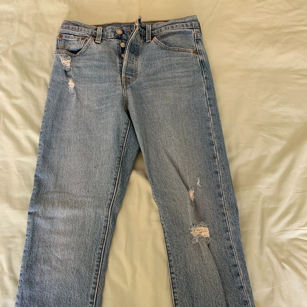 levi’s size 25 501 skinny jeans